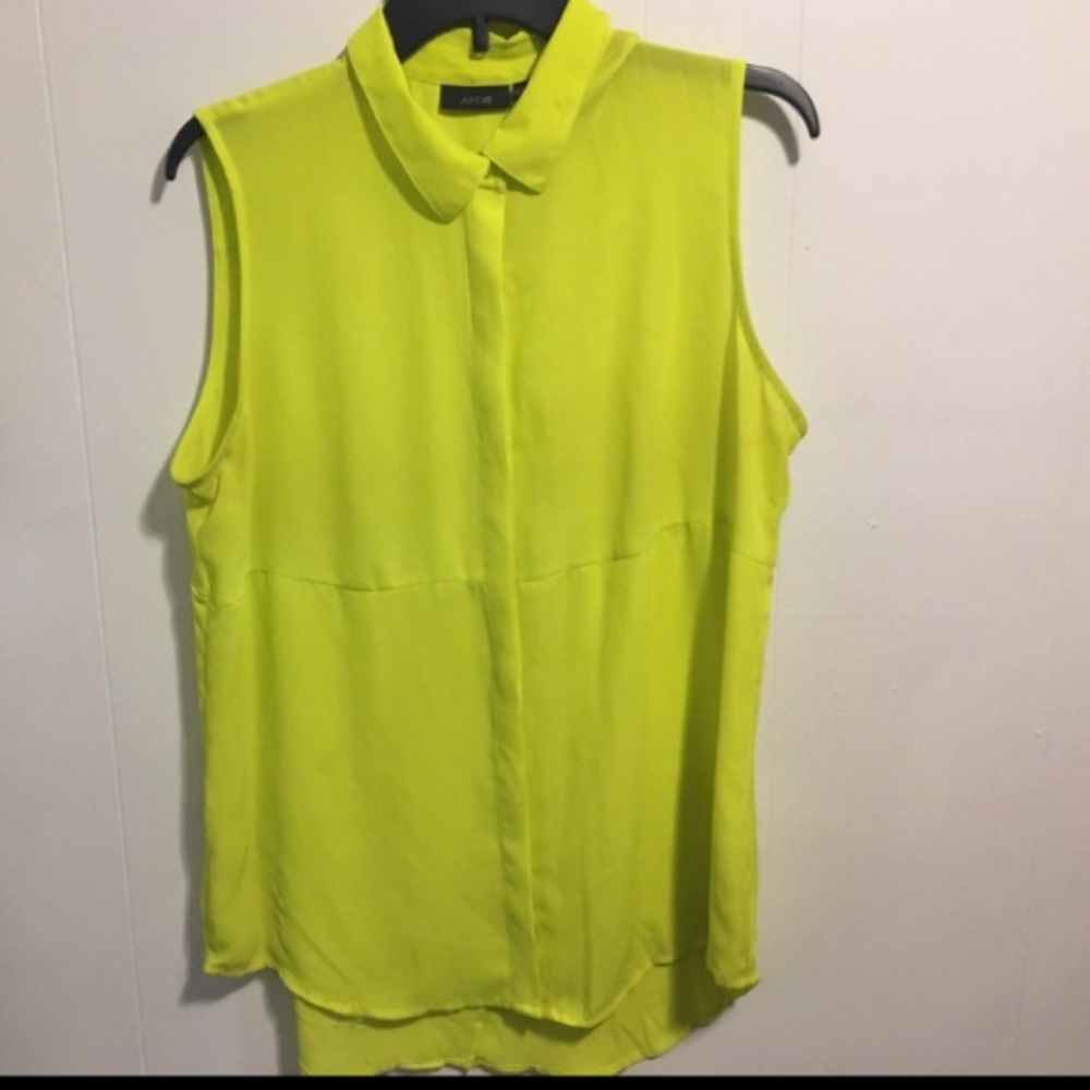 Neon green tank